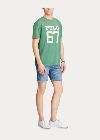 Playeras Polo Ralph Lauren Hombre Verdes - Classic Fit Graphic - FKHUV3561